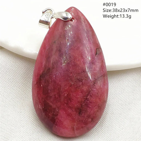 Red Rose Rhodonite Pendant-ToShay.org