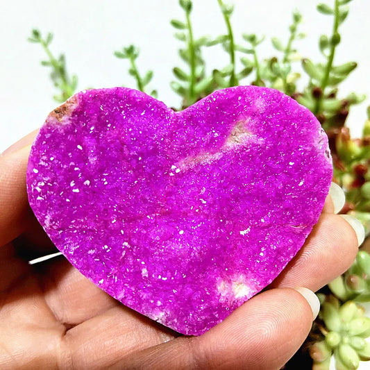 Pink Cobalt Calcite Heart-ToShay.org