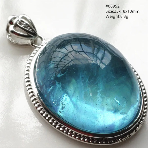Blue Aquamarine Pendant-ToShay.org