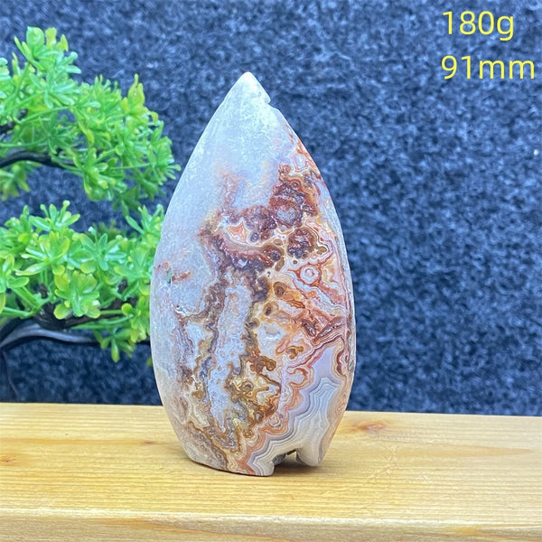 Blue Lace Agate Torch-ToShay.org