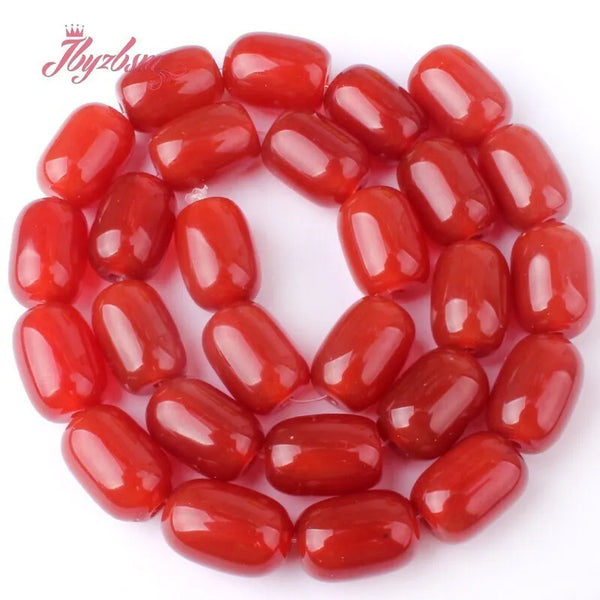 Red Agate Column Beads-ToShay.org