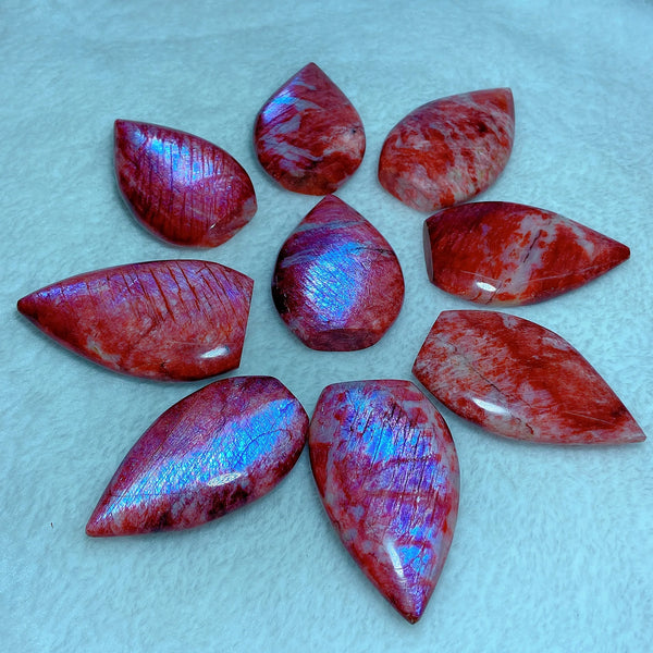 Red Fire Quartz Moonstone-ToShay.org