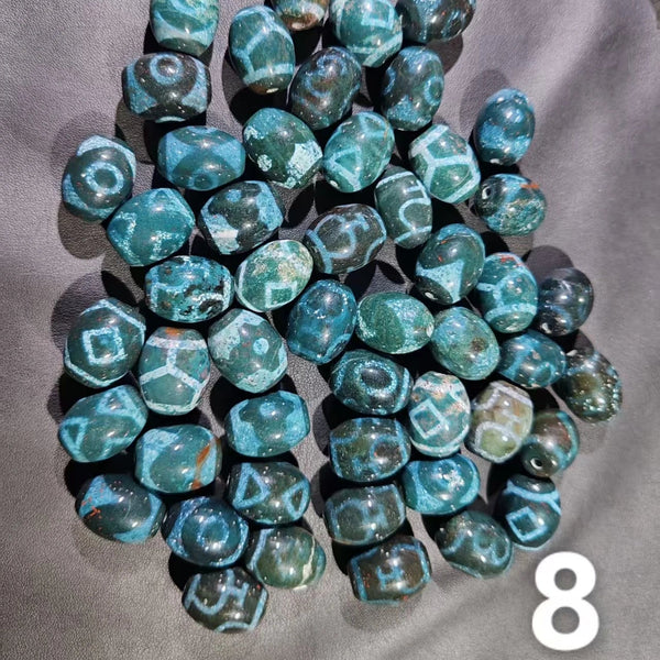 Tibetan Agate Dzi Beads-ToShay.org