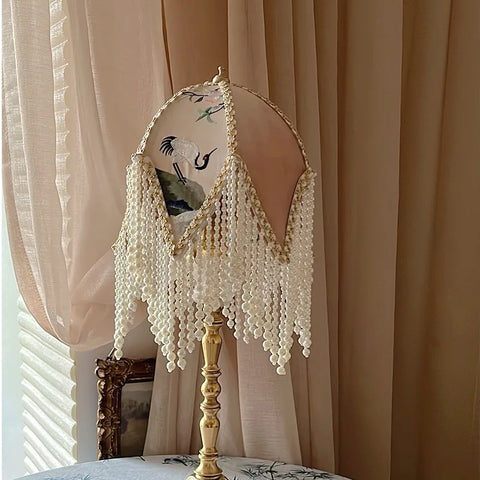 Jacquard Bead Lampshade-ToShay.org