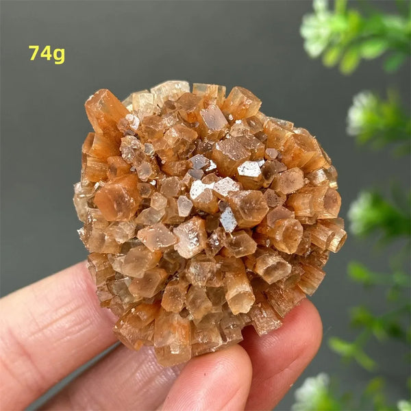 Orange Aragonite Crystal Cluster-ToShay.org