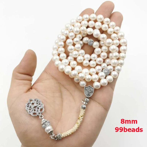 White Pearl Bead Tasbih-ToShay.org