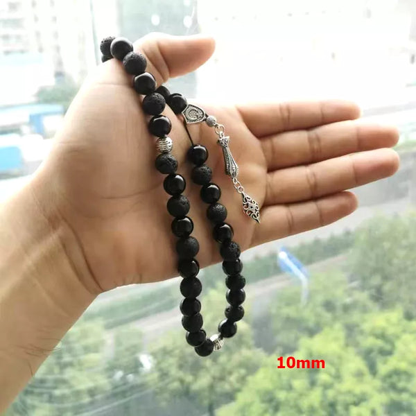 Black Agate Prayer Beads-ToShay.org