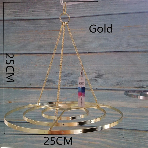 Chrome Chandelier Frame Hanger-ToShay.org