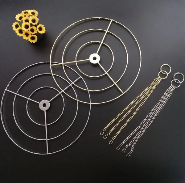 Chrome Chandelier Frame Hanger-ToShay.org
