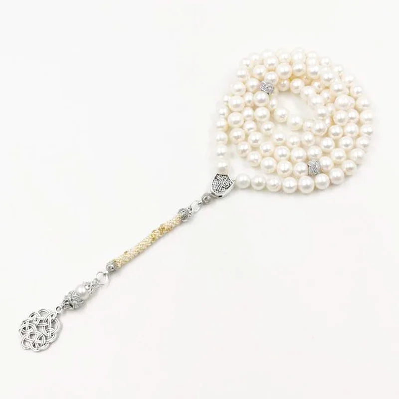 White Pearl Bead Tasbih-ToShay.org