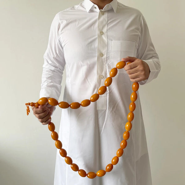 Orange Resin Misbaha-ToShay.org