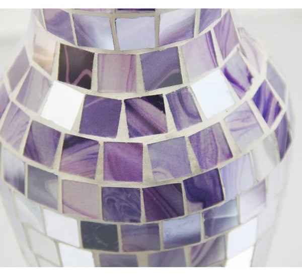Mosaic Glass Vase-ToShay.org