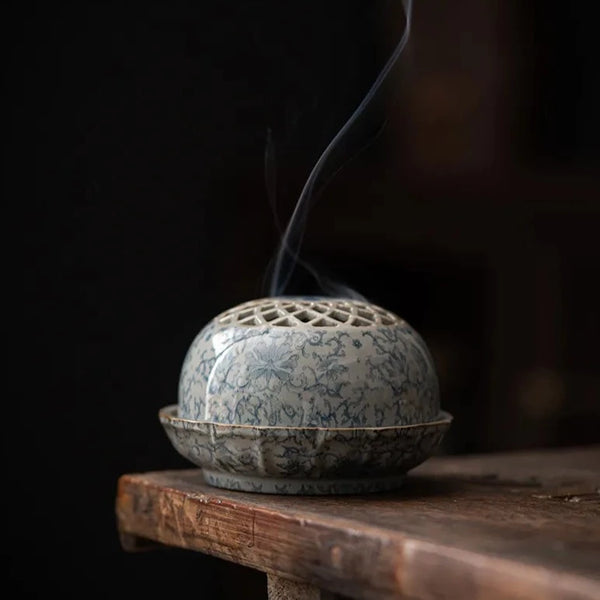 Glazed Ceramic Incense Burner-ToShay.org