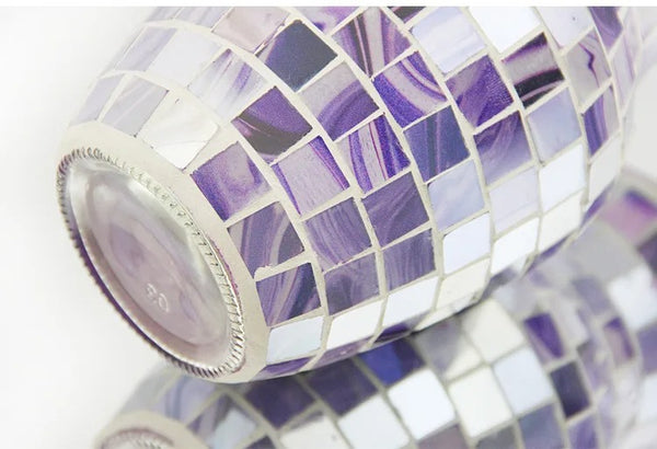 Mosaic Glass Vase-ToShay.org