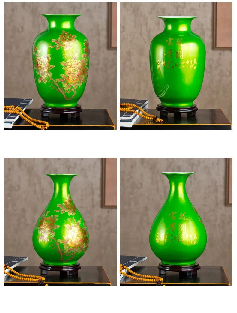 Jingdezhen Porcelain Flower Vase-ToShay.org