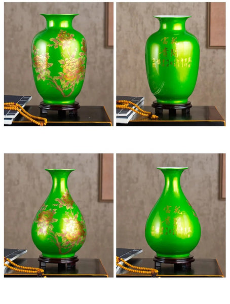 Jingdezhen Porcelain Flower Vase-ToShay.org