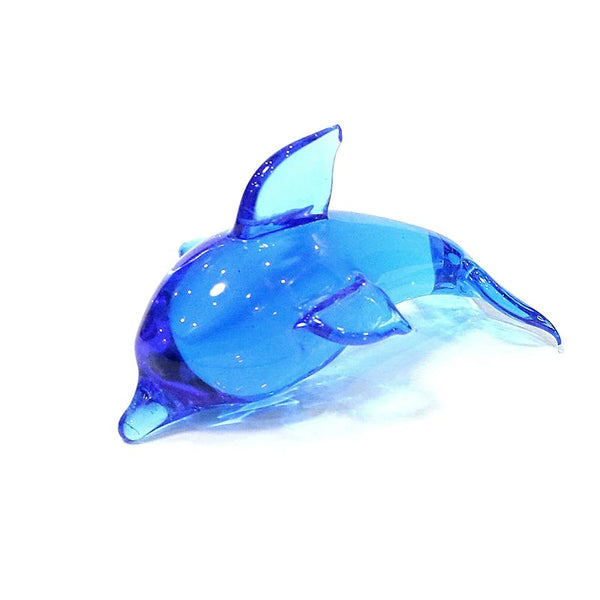 Glass Blue Dolphin-ToShay.org