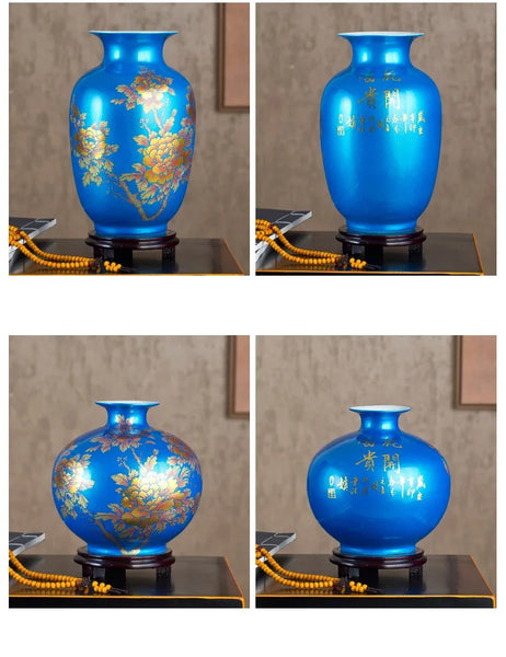 Jingdezhen Porcelain Flower Vase-ToShay.org