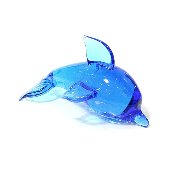 Glass Blue Dolphin-ToShay.org