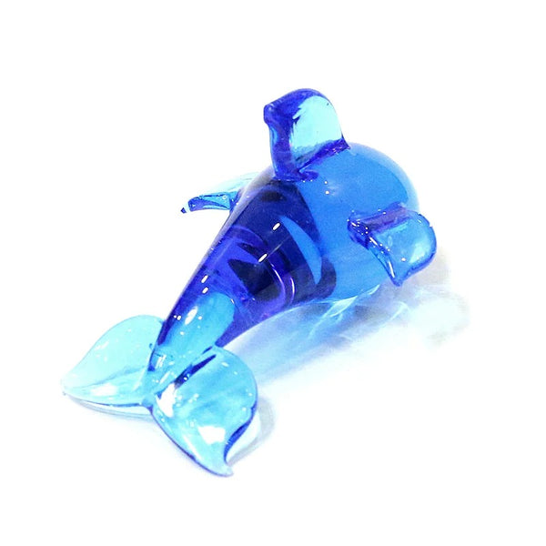 Glass Blue Dolphin-ToShay.org