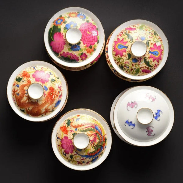 Gaiwan Ceramic Tea Bowls-ToShay.org