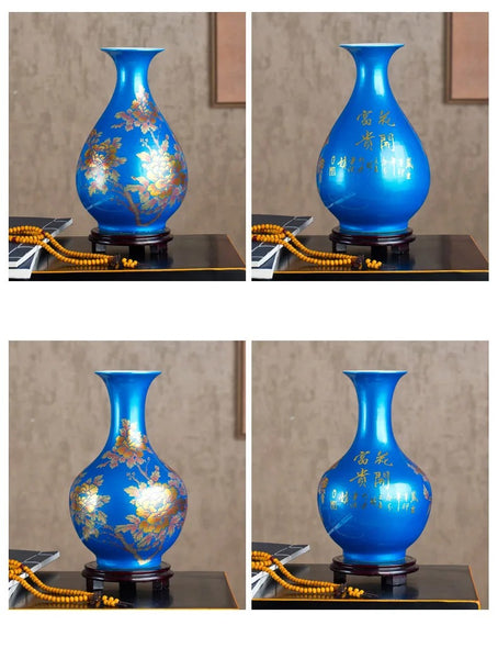 Jingdezhen Porcelain Flower Vase-ToShay.org