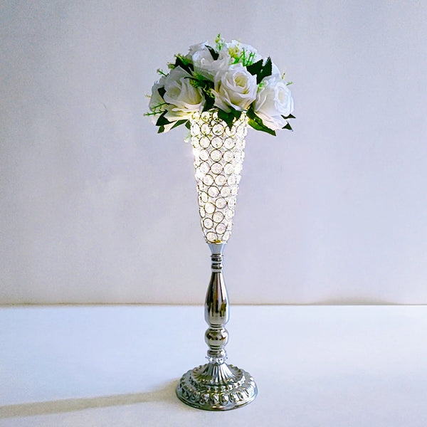 Crystal Flower Vase-ToShay.org