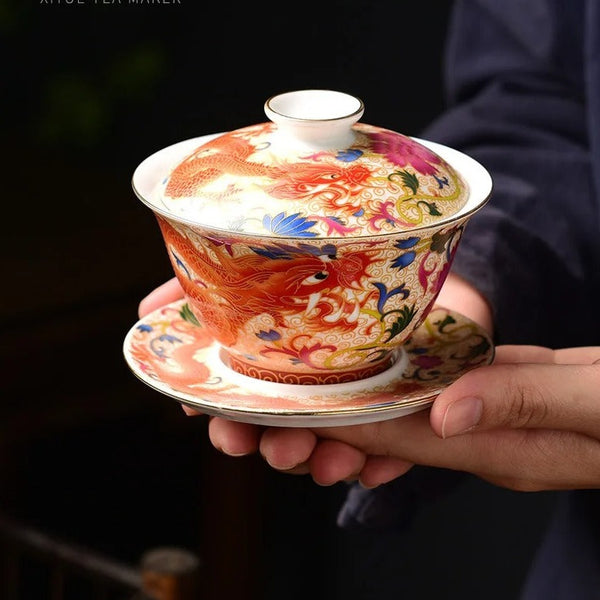 Gaiwan Ceramic Tea Bowls-ToShay.org