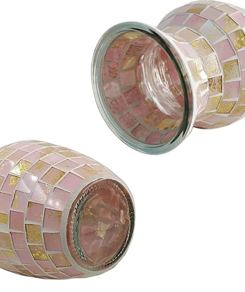 Mosaic Glass Vase-ToShay.org