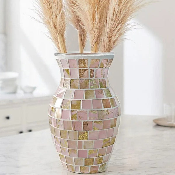 Mosaic Glass Vase-ToShay.org