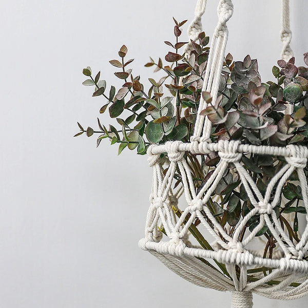Macrame Hanging Baskets-ToShay.org