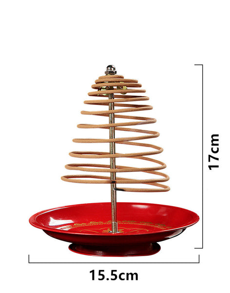 Steel Plate Coil Incense Holder-ToShay.org