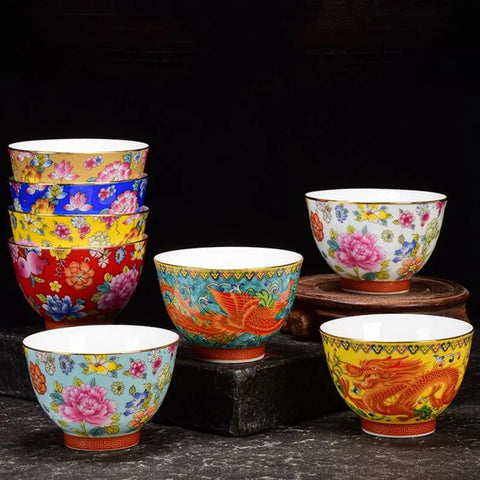 Glazed Porcelain Teacup-ToShay.org
