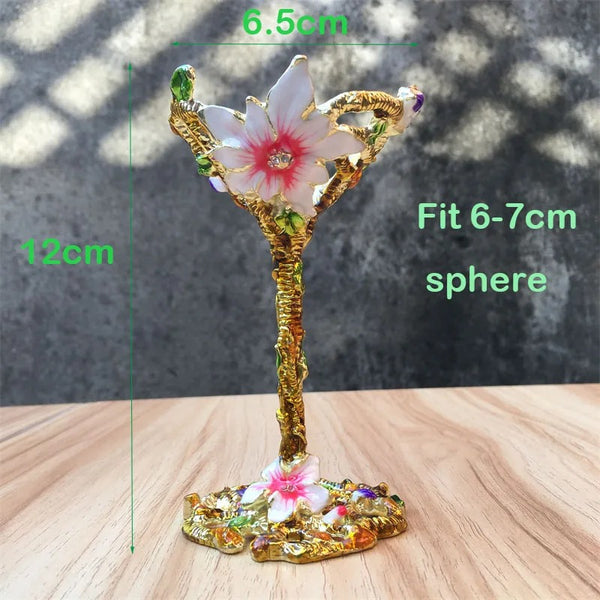 Flower Cup Crystal Ball Stand-ToShay.org