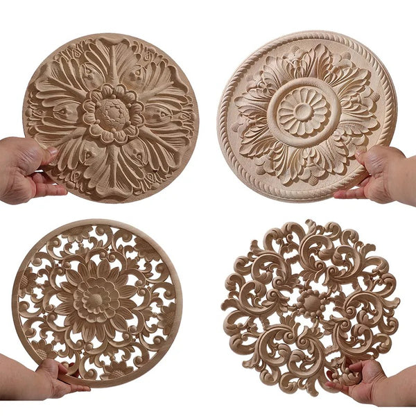 Wood Carved Flower Panel-ToShay.org