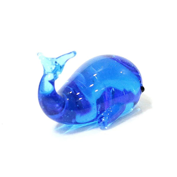 Glass Blue Dolphin-ToShay.org