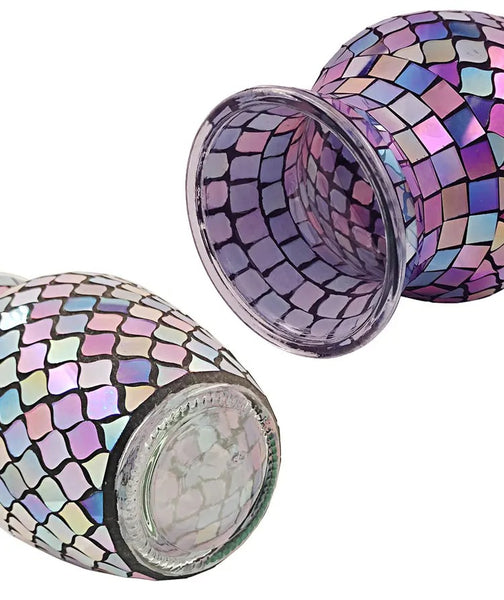 Mosaic Glass Vase-ToShay.org