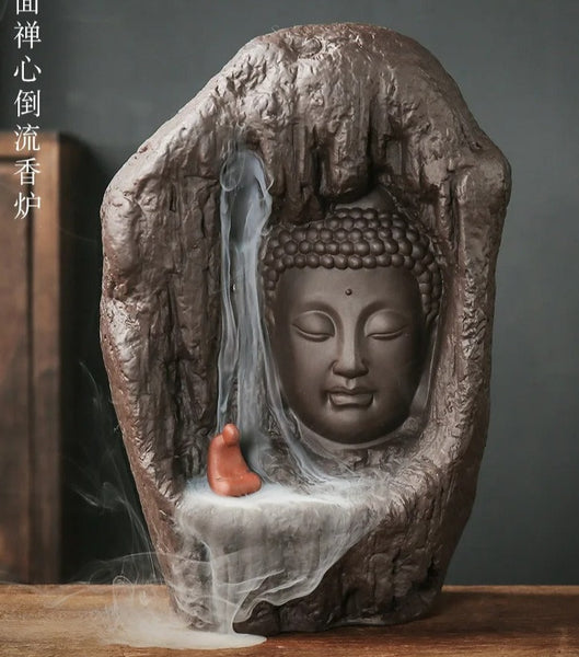Buddha Waterfall Incense Burner-ToShay.org