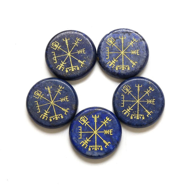 Blue Lapis Lazuli Compass Stones-ToShay.org