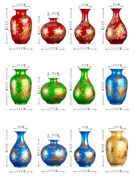 Jingdezhen Porcelain Flower Vase-ToShay.org