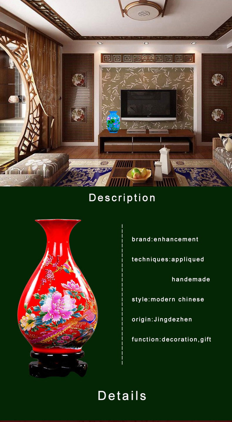 Jingdezhen Flower Vase-ToShay.org