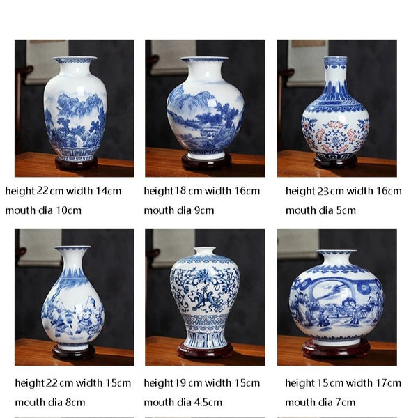 Jingdezhen Glazed Porcelain Vase-ToShay.org