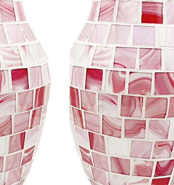 Mosaic Glass Vase-ToShay.org