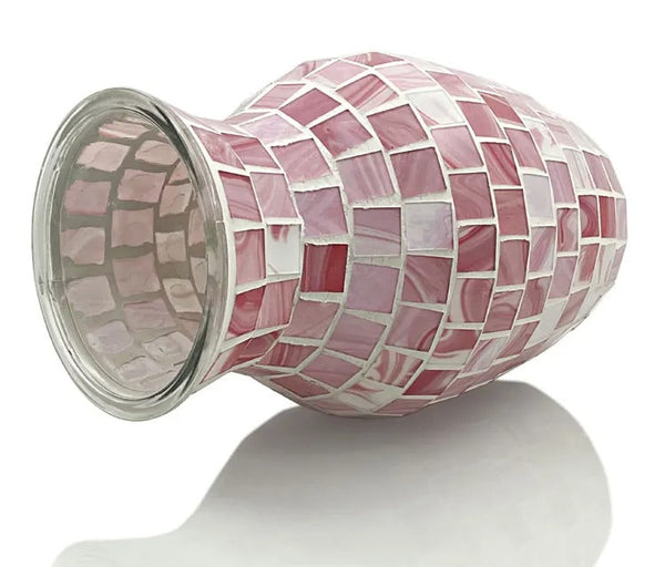 Mosaic Glass Vase-ToShay.org