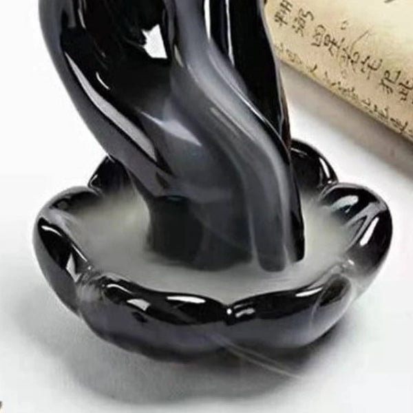 Black Ceramic Incense Burners-ToShay.org