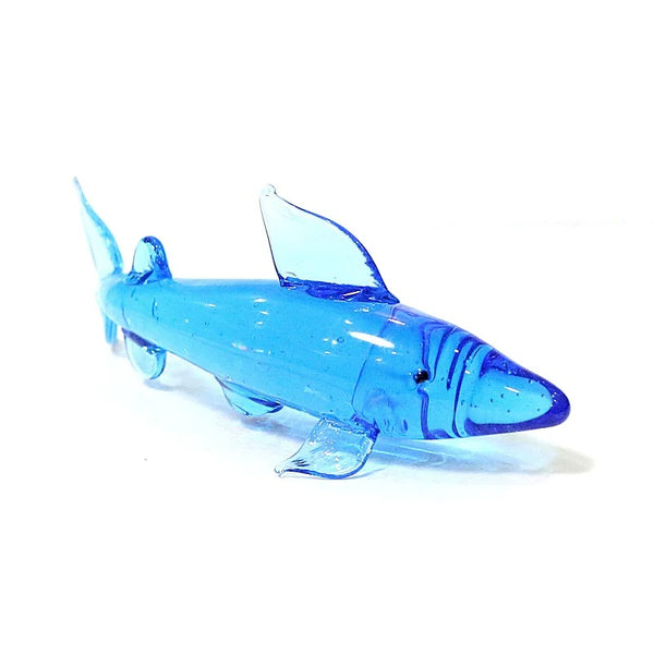 Glass Blue Dolphin-ToShay.org