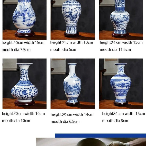 Jingdezhen Glazed Porcelain Vase-ToShay.org