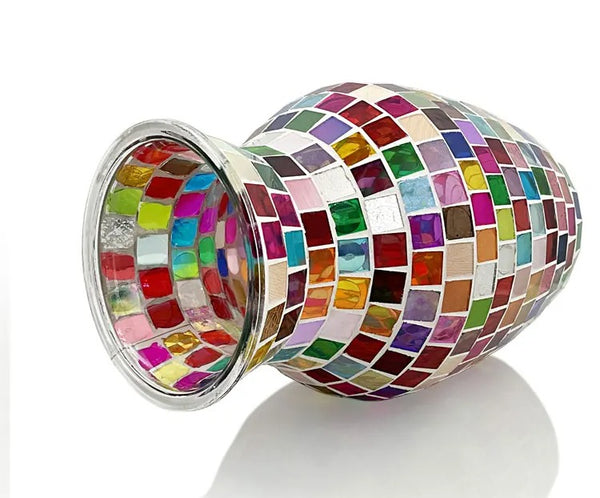 Mosaic Glass Vase-ToShay.org