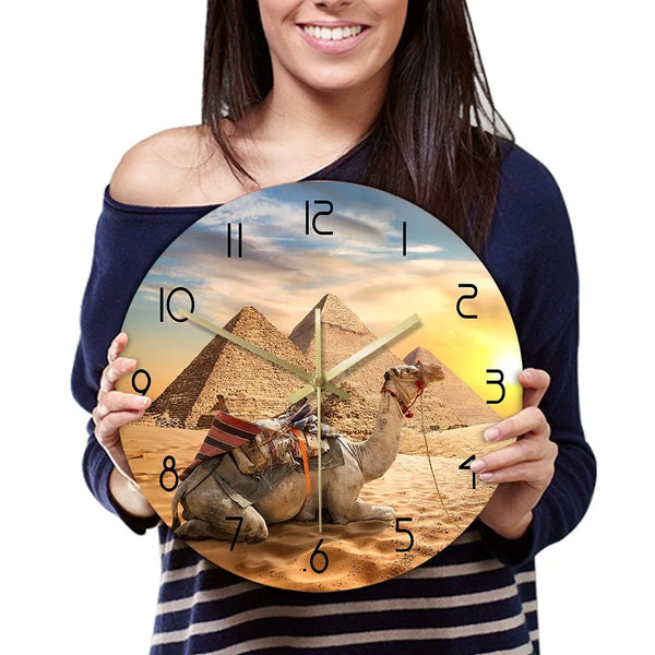 Egyptian Art Wall Clock-ToShay.org