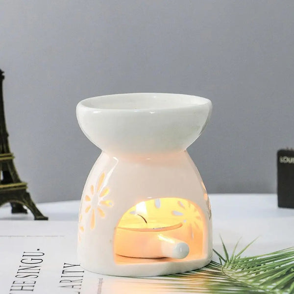 Hollow Ceramic Essential Oil Burner-ToShay.org